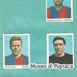 Edizioni FERRERO 1966-67 'I Calciatori' figurine Bologna FC