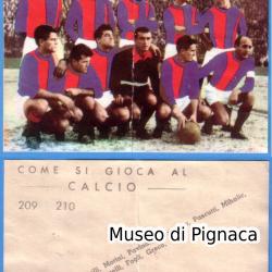 1960 LAMPO 'Come si Gioca al Calcio' - formazione Bologna FC