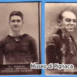 anni '20 - Cioccolata LURATI - Figurine numerate Schiavio e Pozzi