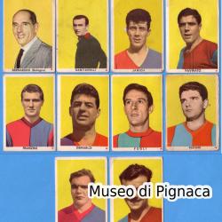 EDI Milano (Edizioni Divulgative Illustrate srl) 1961-62 figurine cartonate Bologna FC