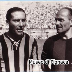 1946 - I capitani  Peppino Meazza e Amedeo Biavati