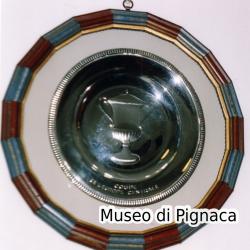 1932-34 piatto d'argento celebrativo Coppa Europa Centrale