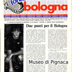 1981 (29 novembre) Fanzine partita Bologna vs Napoli (Roberto Mancini in prima pagina)