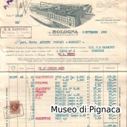 Maglierie RENATO DALL'ARA - 1932 (fattura autografa)