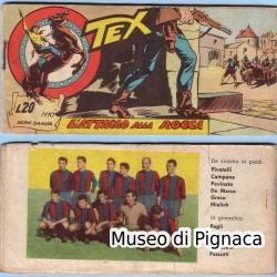 1959 Fumetto TEX retrocopertina dedicata al Bologna FC