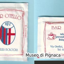 Bar Otello bustina zucchero Bologna FC anni '80