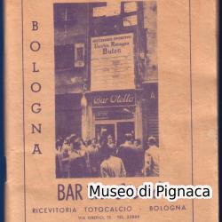 1949/50 almanacco - guida totocalcio BAR OTELLO Bologna