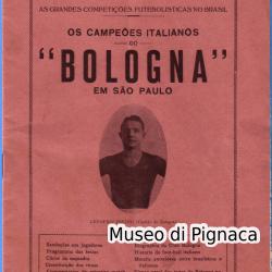 1929 Programma Tournée Bologna a San Paolo (Brasile)