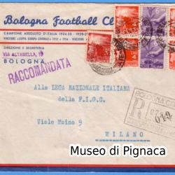 1948 Busta intestata Bologna Football Club (sede Via Altabella 19)
