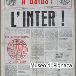 1966 'A Balùs?' Programma Partita Bologna-Inter