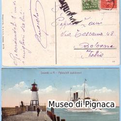 1926 Cartolina spedita da Angiolino Schiavio dalla Svezia