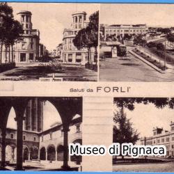 1960 vg - Saluti da Forlì (con piazzale Mangelli)