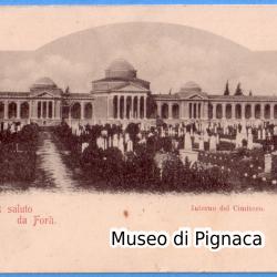 1900ca nv - Un saluto da Forlì - Interno del Cimitero (editore Angelo Mellini)