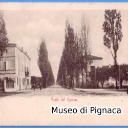 1901 vg - Un Saluto da Forlì - Viale del Ronco (editore Angelo Mellini)