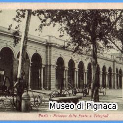 1924 vg - Forlì Piazza XX Settembre - Palazzo delle Poste e Telegrafi