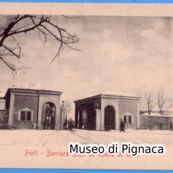1900ca nv - Forlì - Barriera Saffi ad effetto di neve