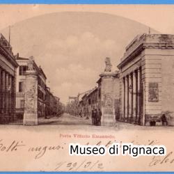 1902 vg - Porta Vittorio Emanuele - Un Saluto da Forlì