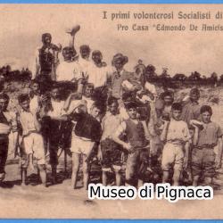 Forlì - I primi volonterosi Socialisti di Bussecchio - Pro Casa Edmondo De Amicis