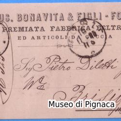 1893 Forlì - Premiata Fabbrica Feltro Bonavita & Figli