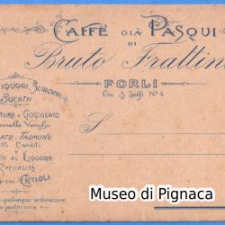 1900ca nv - Forlì - Caffè già Pasqui di Bruto Frattini