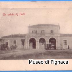 1901 vg - Un saluto da Forlì - Stazione Ferroviaria