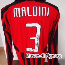 Paolo Maldini - Maglia Milan 2007-08 Retro (ex collezione)