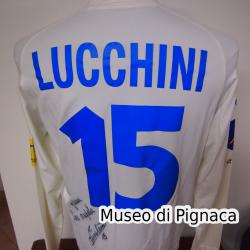 Stefano Lucchini - Maglia Italia Under 21 Europei 2002 (Retro)