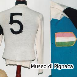 Amedeo Cattani - 1950 Maglia Nazionale a lutto post-Superga (dettagli)