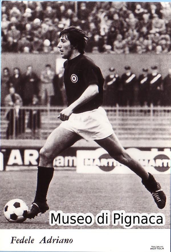 Adriano Fedele - terzino sinistro - al Bologna dal 1970 al 1973