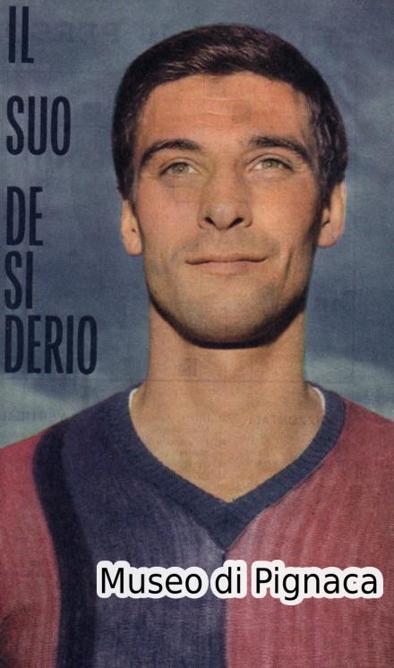 Aristide Guarneri - stopper - al Bologna nel 1967-68