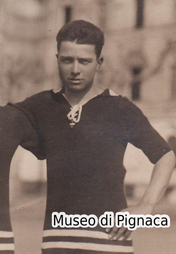 Cesare Macerati - attaccante - al Bologna nel 1928-29