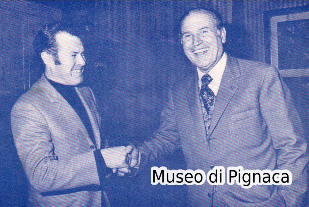 Cesarino Cervellati e Oronzo Pugliese (allenatore e DT nel 1971/72)