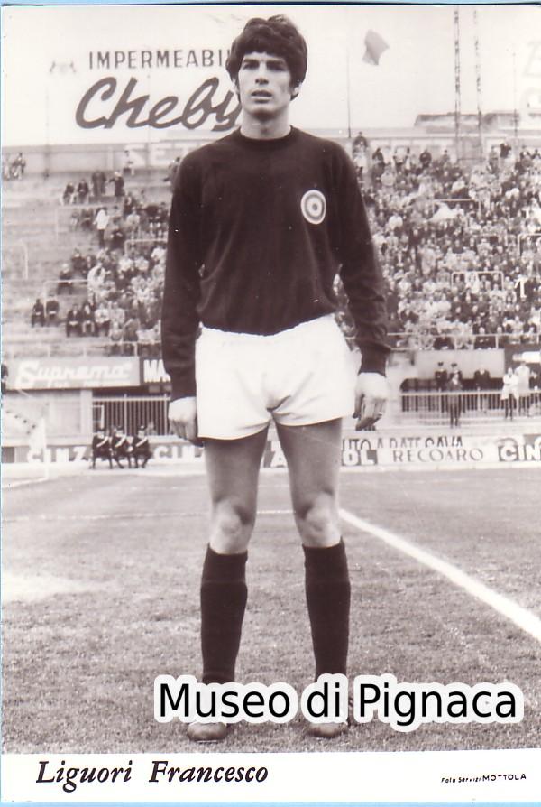 Francesco Liguori - mediano - al Bologna dal 1970 al 1973