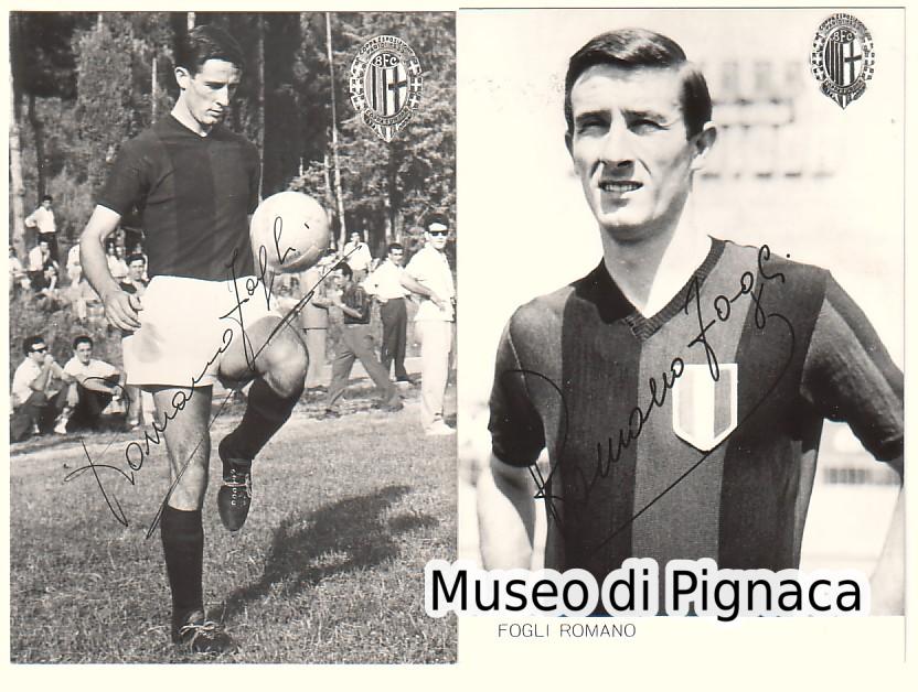 Romano Fogli - centrocampista - al Bologna dal 1958 al 1968