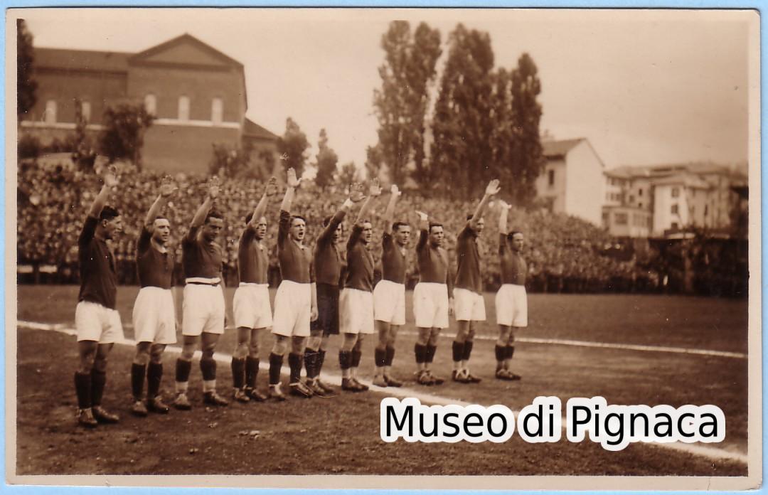 1927-28 (6 maggio1928) Formazione schierata del Bologna a Milano