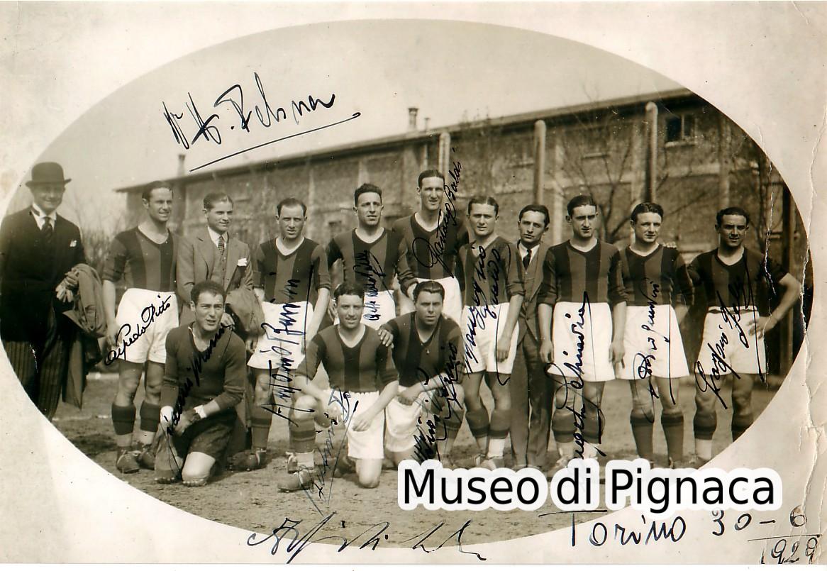 1928-29 Bologna FC - formazione schierata (30 giugno finale vs Torino)