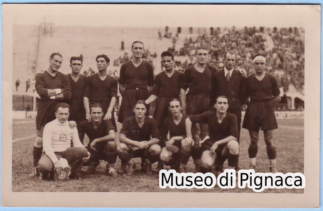 1931-32 (6 dicembre) - La formazione tipo schierata vs la Juventus