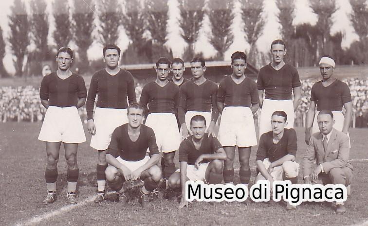 1932 (18 settembre) - formazione schierata Bologna Sportiva (a Padova)