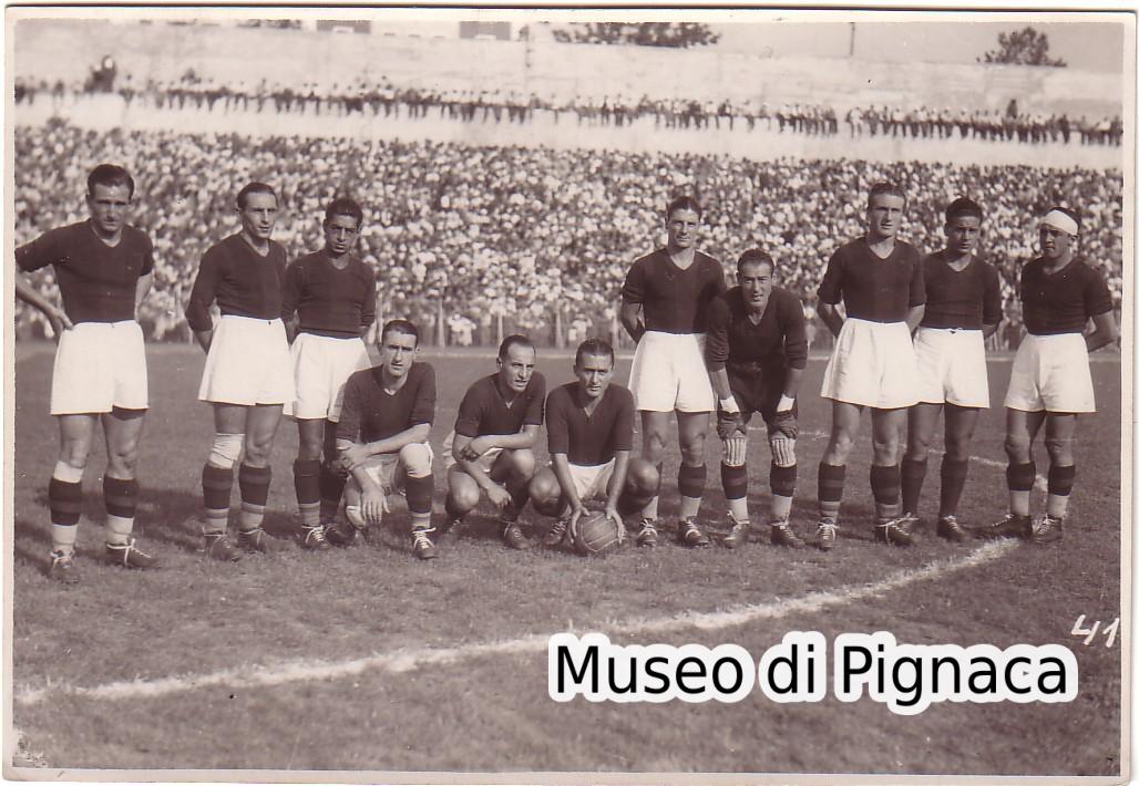 1933-34 Formazione Bologna FC (a Trieste)