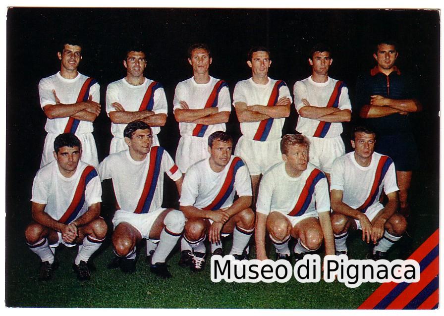 1966/67 cartolina (Ed Muzio Milano) Bologna FC