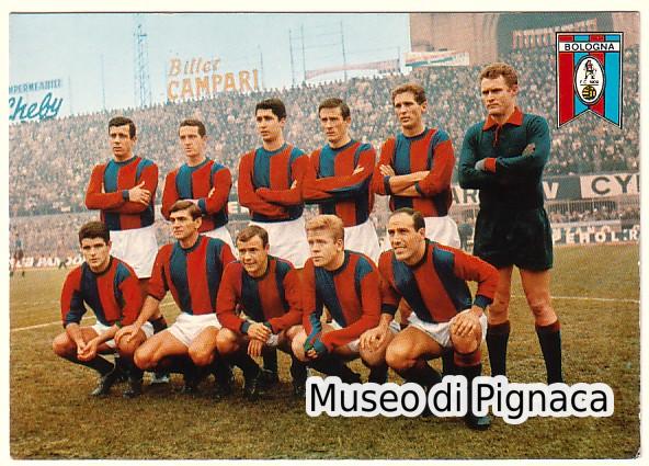 1966-67 Cartolina (ICEA) Bologna FC vs Internazionale
