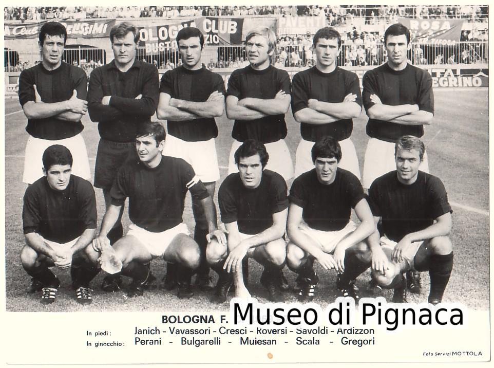 1969-70 Foto ufficiale Bologna FC (settembre '69 vs Lazio)