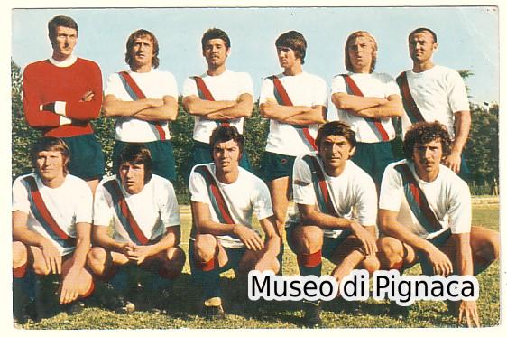 1974-75 Cartolina di produzione spagnola - Formazione Bologna FC