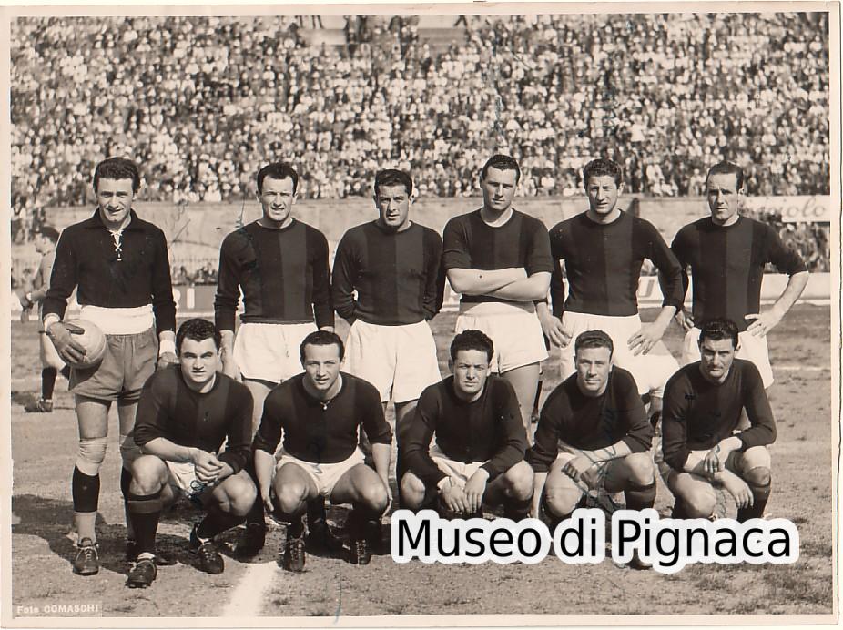 Bologna FC formazione schierata campionato 1948/49