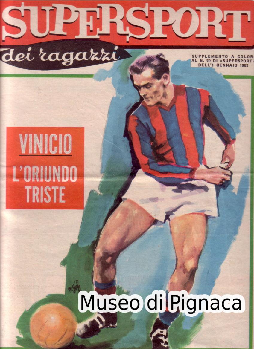 1962 1 gennaio - Supersport Dei Ragazzi - VINICIO Oriundo Triste