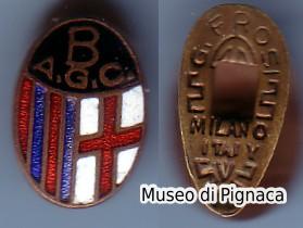 distintivo Bologna Associazione Gioco Calcio (Frosi - Milano)