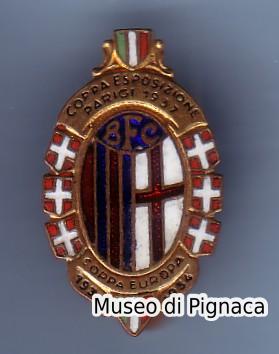 Distintivo ufficiale celebrativo scudetto 1964 - produzione Picchiani e Barlacchi Firenze