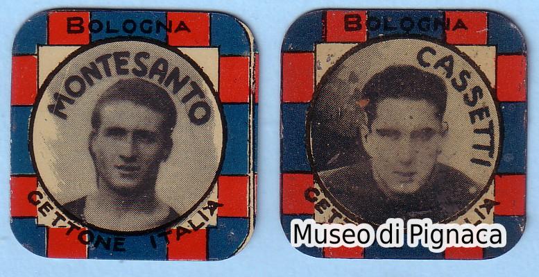 1930-31 Gettone Italia - figurine metalliche di Montesanto e Cassetti