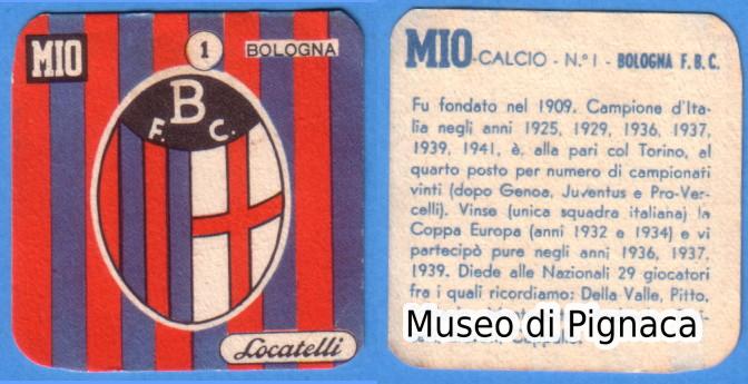 1949 MIO Locatelli - figurina Bologna FC
