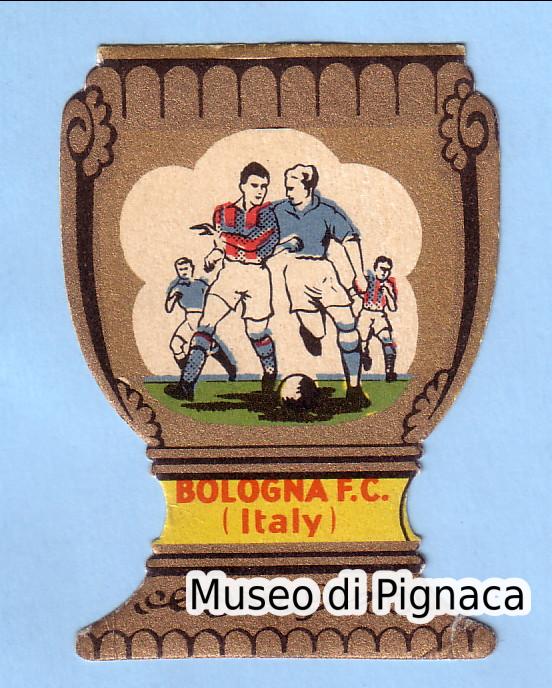 1955 - A J DONALDSON (series card - produzione inglese) figurina dedicata al Bologna FC